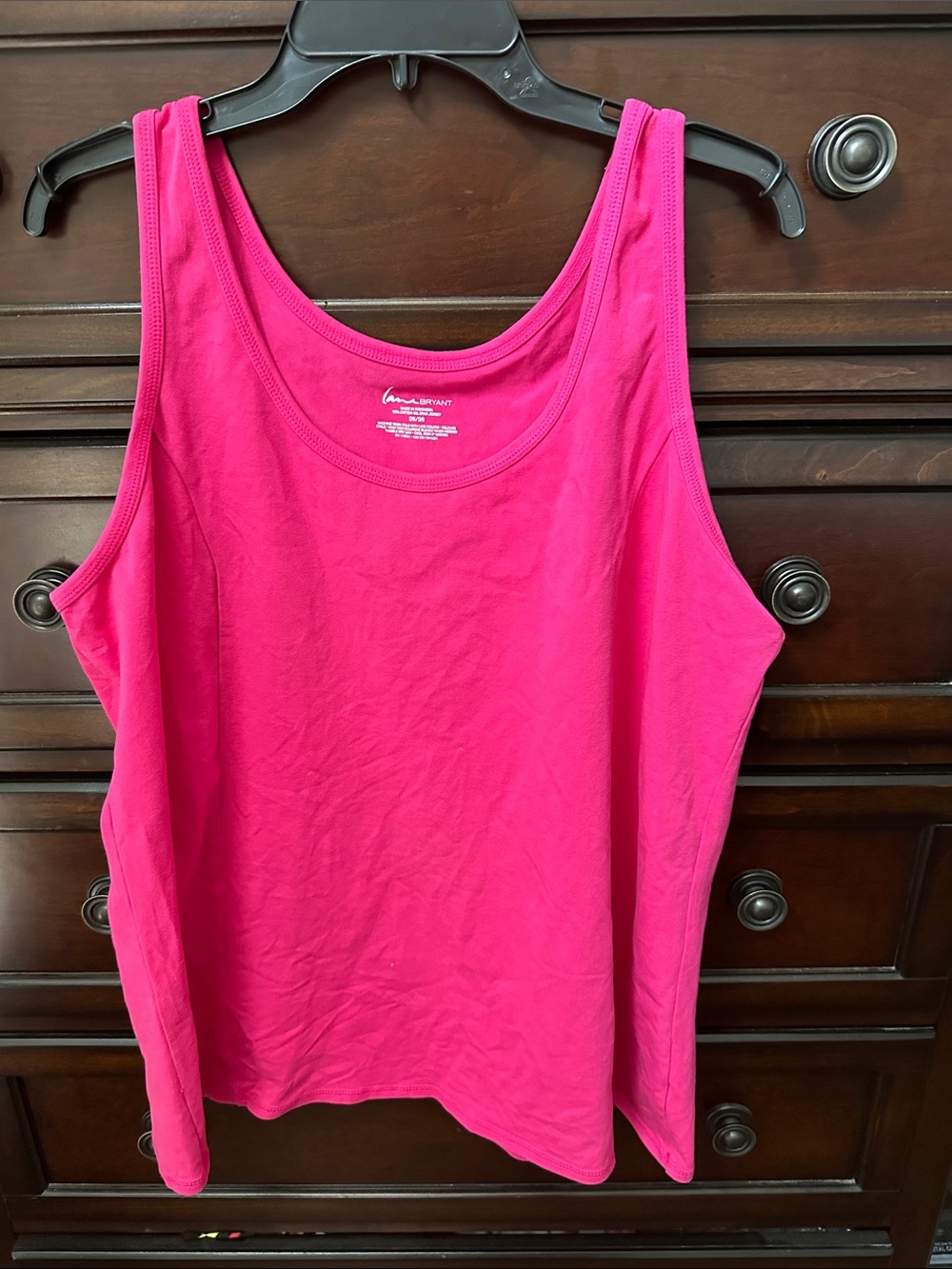 Lane Bryant Hot Pink Scoop Neck Tank